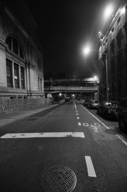 refugado:  joelzimmer:  Bike Lane Under the Williamsburg bridge, shot while in a mild meat coma after eating at Fatty ‘Cue in Williamsburg  Joel Zimmer Photography