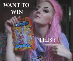 albinwonderland:  Who are we kidding, of course you do. It’s a motherfucking Star Sapphire action figure. All you have to do is reblog this post! Likes will not count, unfortunately. This giveaway ends Tuesday, November 9th, 9pm EST. I will be using