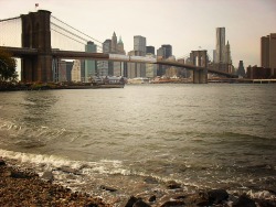 nythroughthelens:  Brooklyn Bridge and the Manhattan skyline seen from Brooklyn Bridge Park. Dumbo, Brooklyn. 