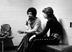reggies-son:  Jimi &amp; Mick , New York, 1969 