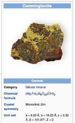 potterhead:  ex-genius:CUMMINGTONITE  And with its discovery marked the last time that a 9th Grade Earth Science class was ever allowed to name a mineral.   