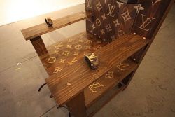 die trying thecriminallyexpensive:  VUITTON. ELECTRIC. CHAIR. 