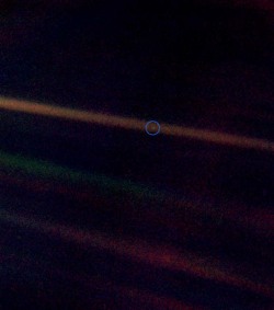 800-588-2300:  From this distant vantage point, the Earth might not seem of particular interest. But for us, it’s different. Look again at that dot. That’s here, that’s home, that’s us. On it everyone you love, everyone you know, everyone you