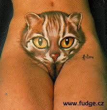 Pussy body paint