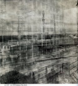 felixinclusis:  Michael Wesely used a more than two-year-long exposure to create this image of the redevelopment of Berlin’s Potsdamer Platz. 