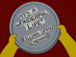 simpsonsimages: oni-queen asked: ‘Its a wonderful Life: Killing Spree ending.’ 