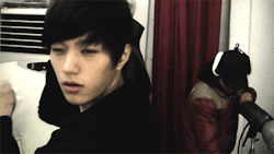 Always doing something completely random and weird&hellip; I love you Myungsoo. XD