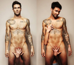 polworld:  Adam Levine (Maroon 5) - Cosmopolitan UK • Ph. Ben Riggot  “I spend most of my life naked,” Levine admitted. “In fact, I often have to be told by the people around me that it’s inappropriate to be as naked as I am. But I live in