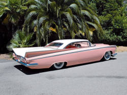 life-and-everything:   ‘59 Buick Invicta  It’s pink, it’s low, it’s chopped, it’s got fins, Don Draper owns one, it’s perfect.  