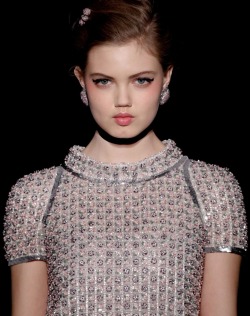 Lindsey Wixson at Chanel Haute Couture Spring 2011