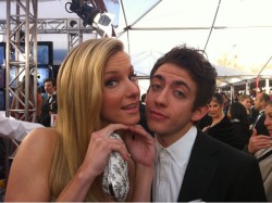 -loveislouder:   @NatalieAbrams    How cute are Heather Morris and @druidDUDE? #Glee http://twitpic.com/3v04od  
