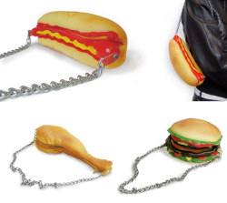 videozoology:  adriofthedead:  I’m more of a wallet-carryin’ kind of person, but god dammit I want a cheeseburger purse  cool! 