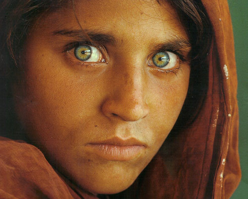 Afghan girl with green eyes mature nude