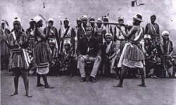 diasporicroots:  Diasporicroots: The Dahomey Amazons The Dahomey Amazons were a Fon all-female military regiment of the Kingdom of Dahomey (now known as Benin). They were named so by Western observers and historians due to their similarity to the legendar