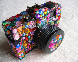 iamanearththing:  April » 2010 » rainbowzombiesatemyunicorn on we heart it / visual bookmark #7221839    Wow! I&rsquo;d love to do this to my camera