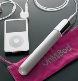 disheveled-dogma:  Okay, so, basically, it’s a vibrator, but, it goes with the rhythm/beat of whatever you are listening to. It’s ๕.99. (lol) My friend and I saw this in our Human Sexuality class presentation, looked at each other and our jaws dropped.