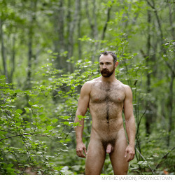 strokinginspiration: hangnude:  Hairy dude hanging nude in the woods   Follow me at Stroking Inspiration! kik: strokinginspiration snapchat: ShowTheD 