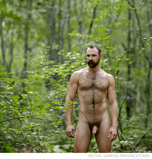 Man in the woods