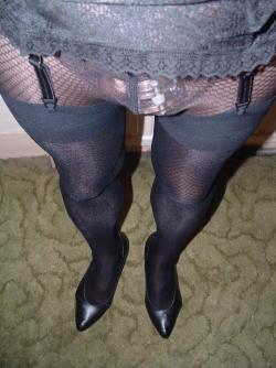 fuckyeahchastity:  You can wear your work clothes over your sissy clothes. I might unlock you tonight if you bring me money home. 