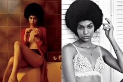 afro-art-chick:  Joan Smalls “Foxy Lady” V Magazine  