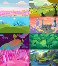 marinersubmariner:  Adventure Time backgrounds The art direction on this show is aces. 