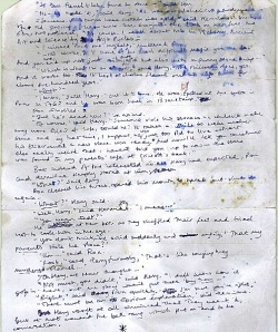 accioguitar:  An early page of Harry Potter and the Philosopher’s Stone containing a plot line which got cut, from www.jkrowling.com. Source.  “So this Flamel bloke found the Stone-” said Ron.“No - he made it,” said Harry. “He was an alchemist,