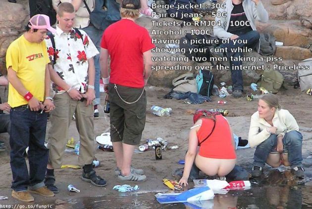 Voyeur piss pee festival