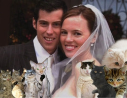 mrsxabialonso:  andrewandcats:  The wedding party!  ATTN HANNAH.  OMG I LOVE PICTURES OF THEM THEY ARE SO CUTE AND SHE IS SO PRETTY AND THEY JUST SHOULD HAVE 23801293401249034 BABIES (OR CATS) BUT DOESNT HE NOT EVEN WANNA HAVE KIDS WOW THEY SHOULD JUST