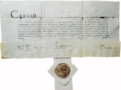lauranoncrede:  The pass Cesare Borgia had made for Leonardo da Vinci 