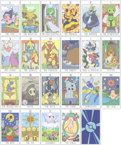 dylanerb:  Pokemon Tarot cards. 