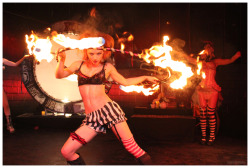 nudityandnecromancy:  gothiccharmschool:  One of the reasons I like Emilie Autumn concerts: pretty girls in stripey clothing, setting things on fire. mbrogioni:  Emilie Autumn’s concert 01 - by Marcella Brogioni   Don’t care much for her music, but