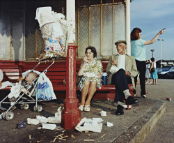 New Brighton, Merseyside photo by Martin Parr; Last Resort series, 1985