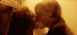 cristieannjarvis:  gmariana:  “He is a great kisser. There’s a scene that’s been cut out of Titanic where we’re running through the ship’s boiler room and we have this big kiss. It was eight o’clock in the morning and neither of us felt
