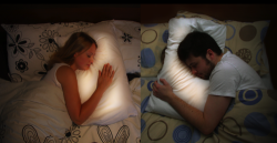 vprettyboi:  keemeez:  Pillow Talk is a project aiming to connect long distance lovers. Each person has a pillow for their bed and a chest sensor which they wear to sleep at night. The chest sensor wirelessly communicates with the other person’s pillow;