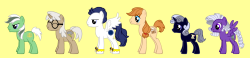 hatterandahare:  foundingfatherfest:  My Little Founder: History is Magic Why yes, I did make My Little Pony versions of Founding Fathers. Used this pony creator (added the Cutie Marks and some other details in Photoshop). They are, in order:John Adams,