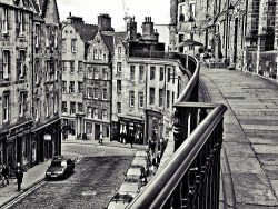 allthingseurope:  Edinburgh, Victoria Street (by C.W. Thomas (Busy, Busy)) 