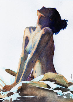 water color / woman
