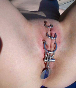 You won&rsquo;t get in there! Chastity piercing.