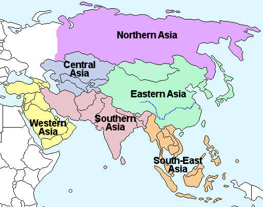 North africa and south west asia central asia