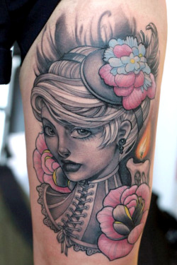 missxnerd:  inkbutter:  The Art of Chris ‘Crispy’ Lennox  Such a beautiful tattoo. I love it.  This is incredible.