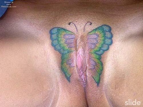 Butterfly pussy tattoos