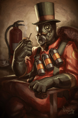 allthedanesindenmark:  the—point-man:   theminttu: Commission!!! hey Valve when is Meet the Pyro coming out huh huh when  OH MY GOD IT’S ME 83 dapper as fuck pyro.  