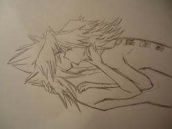 mischiefimagined:  Sketch: Y. Marik, Malik. Some very old bronzeshipping.  Sorry the picture’s sideways, PBucket’s being a betch and not letting me rotate pictures L: I. S. A.