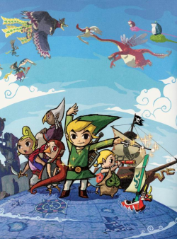 gameandgraphics:  Cover art for The Legend of Zelda: The Wind Waker (Game Cube, 2002). 