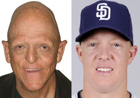 The latest from the Separated at Birth files: Nick Hundley and Michael Berryman