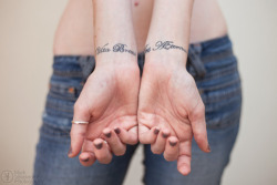 Erin&rsquo;s tattoos, which read &ldquo;Vita Brevis, Ars Aeternus,&rdquo; Latin for &ldquo;Life is short, Art is eternal.&rdquo;  Comments/Questions