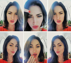  meganfoxxxdaily:   “Things you can’t do with your face when you have botox!” - Megan Fox   