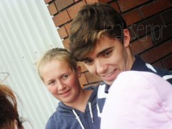 Nice face Nath ;) Swansea. 6th July 2011.My picture. Take it. I will beat you!