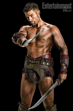 fuckyeahspartacus:  FIRST LOOK AT LIAM MCINTYRE AS SPARTACUS Hopefully untagged, hi-res shots of these come out soon. 