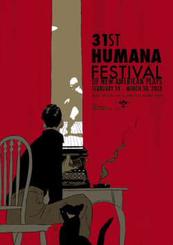 phantasme:  31st Humana Festival Poster by Tomer Hanuka 